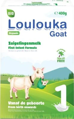 Loulouka 1 Geit – Biologische Zuigelingenmelk Op Basis Van Volle Geitenmelk – 400g