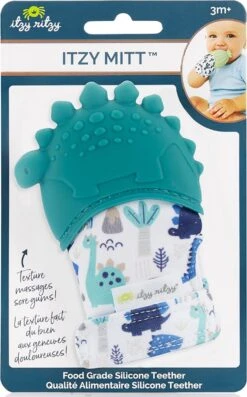 Itzy Ritzy - Itzy Mitt™ - Baby Bijtwant - Teal Dino 5 Itzy Ritzy - Itzy Mitt™ - Baby Bijtwant - Teal Dino -Babyproducten Serie Winkel 746x1200 1