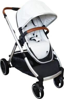Deryan Evy Kinderwagen - Duo Kinderwagen - Uitbreidbaar - Inclusief Reiswieg - Creme -Babyproducten Serie Winkel 772x1200 1