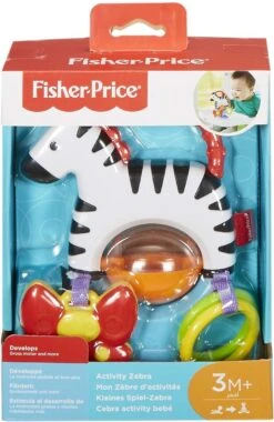 Fisher Price - Activity Zebra - Rammelaar - Speeltje En Bijtring - Grijpspeelgoed -Babyproducten Serie Winkel 781x1200 1