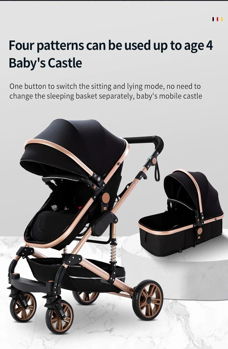 Luxe Kinderwagen 3 In 1 - Wandelwagen - Kinderwagen 3-in-1 Incl Autostoel - Kinderwagen Maxi Cosi – Buggy 3 In 1 - Newborn - Grijs 10 Luxe Kinderwagen 3 In 1 - Wandelwagen - Kinderwagen 3-in-1 Incl Autostoel - Kinderwagen Maxi Cosi – Buggy 3 In 1 - Newborn - Grijs - Afbeelding 8