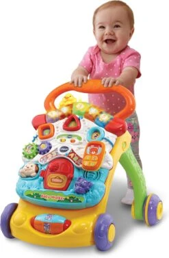 VTech 2 In 1 Baby Walker - Educatief Babyspeelgoed - Loopwagen Met Licht -Babyproducten Serie Winkel 787x1200