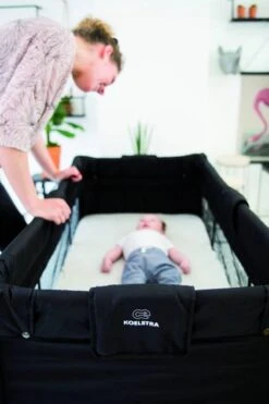 Koelstra Travelsleeper Campingbedje - Met Verhoger - Zwart -Babyproducten Serie Winkel 799x1200 18