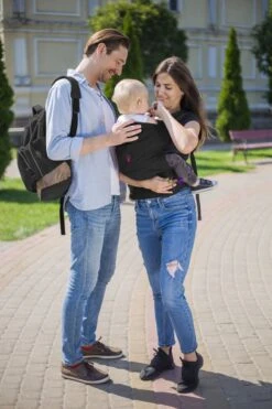 Praktische Draagzak Baby - Zwart - Babydrager - Buikdrager En Rugdrager - Opbergtas Inbegrepen -Babyproducten Serie Winkel 800x1200 107