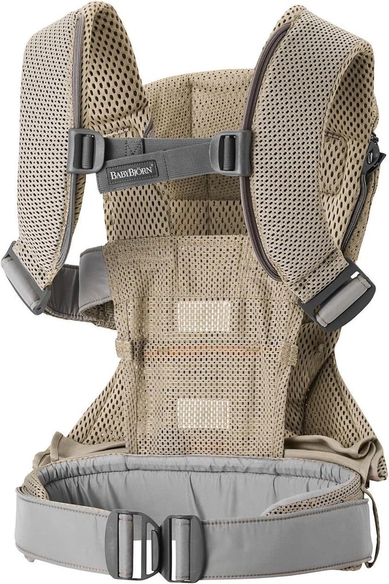 BabyBjörn Draagzak One Air - 3D Mesh - Grijs-beige 10 BabyBjörn Draagzak One Air - 3D Mesh - Grijs-beige - Afbeelding 8