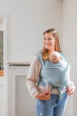 Babylonia - Tricot-Slen Organic - Draagdoek Baby - Silver Blue -Babyproducten Serie Winkel 800x1200 139