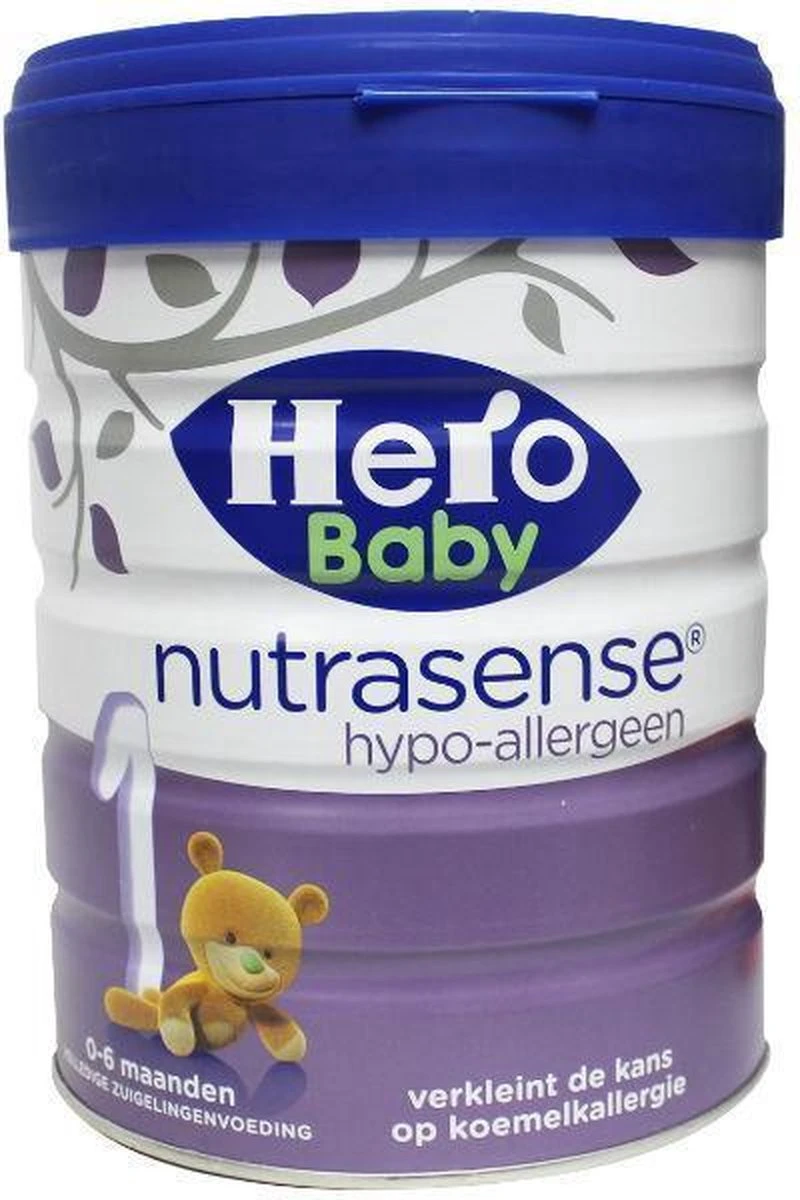 Hero Baby Nutrasense Hypo Allergeen 1 Zuigelingenvoeding 0-6 Maanden - Babyvoeding - 1x700 G 4 Hero Baby Nutrasense Hypo Allergeen 1 Zuigelingenvoeding 0-6 Maanden - Babyvoeding - 1x700 G - Afbeelding 2