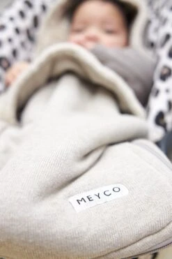 Meyco Knit Basic Voetenzak - Sand Melange -Babyproducten Serie Winkel 800x1200 81