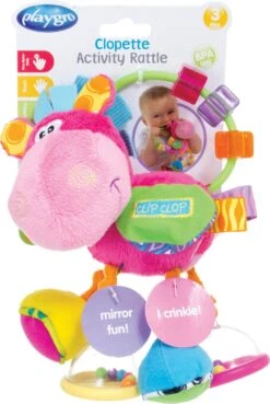 Playgro Clip Clop Rammelaar - Roze - Activiteitenspeeltje - Kraamkado -Babyproducten Serie Winkel 804x1200 1