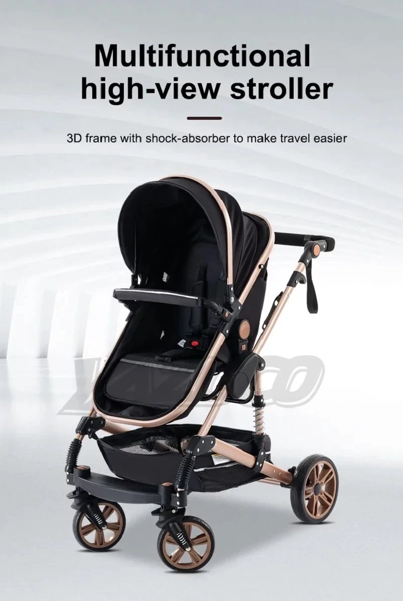 Merkloos Luxe Multi-functionele 3 In 1 Wandelwagen - Babywagen - Kwalitatieve Buggy - Opklapbare Kinderwagen - Licht En Flexibel 12 Merkloos Luxe Multi-functionele 3 In 1 Wandelwagen - Babywagen - Kwalitatieve Buggy - Opklapbare Kinderwagen - Licht En Flexibel - Afbeelding 10