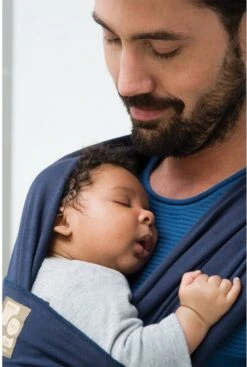 Babylonia Draagdoek - Tricot-Slen - Jeansblauw -Babyproducten Serie Winkel 807x1200 2