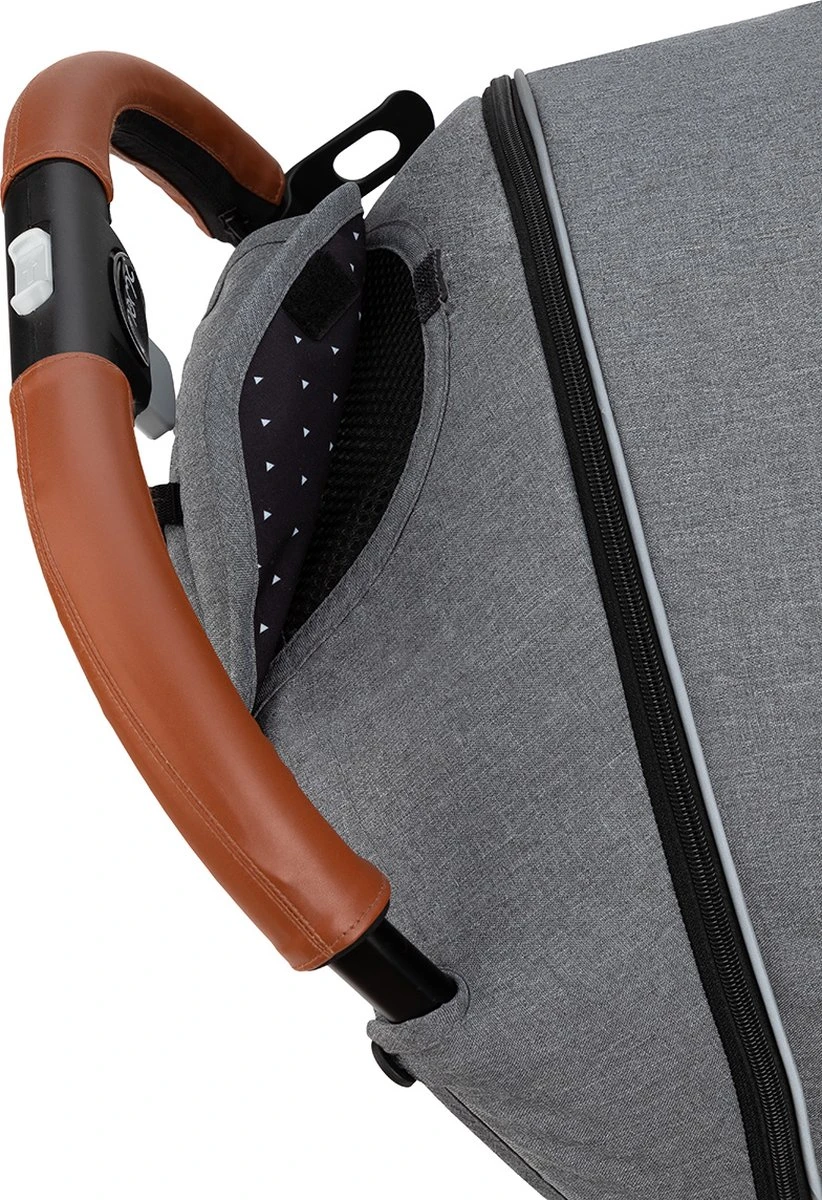 MoMi Wandelwagen - Compacte Lichtgewicht Buggy - Estelle - Gray-Gold (geschikt Van 6mnd - 15kg) 10 MoMi Wandelwagen - Compacte Lichtgewicht Buggy - Estelle - Gray-Gold (geschikt Van 6mnd - 15kg) - Afbeelding 8