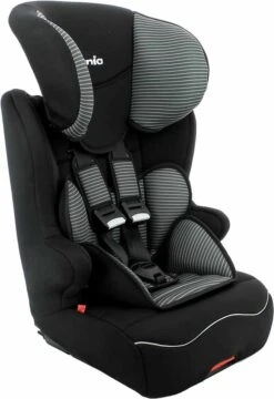 Nania - Racer ISOFIX - Meegroei Autostoel Groep 1 2 3 - Van 9 Tot 36 Kg - Donkergrijs -Babyproducten Serie Winkel 823x1200