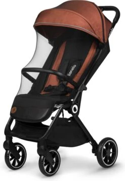 Lionelo Buggy Cloe - Kinderwagen Premium + - Tot 22 Kg - Verstelbare Rugleuning - 5-punts Veiligheidsgordels - Grote Zwenkwielen - Klamboe - Bekerhouder - Lichtgewicht - Compact - Waterdicht -Babyproducten Serie Winkel 828x1200 3