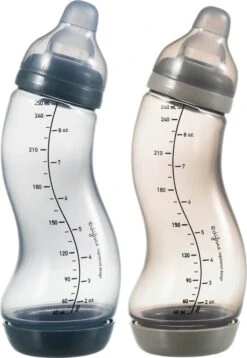 Difrax - S-Fles Duopack - Wit/Blauw - 250ml - 0+ Maanden -Babyproducten Serie Winkel 829x1200 5