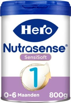 Hero Nutrasense SensiSoft Zuigelingenvoeding 1 - Flesvoeding Van 0 Tot 6 Maanden - 3 X 800 Gram - Met Melkvet - Palmolie Vrij -Babyproducten Serie Winkel 831x1200 10