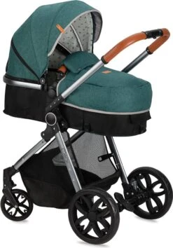 MoMi Kinderwagen - Compacte 2 In 1 Combiwagen - Limuru - Groen (geschikt Van 0-3 Jaar) -Babyproducten Serie Winkel 837x1200 6