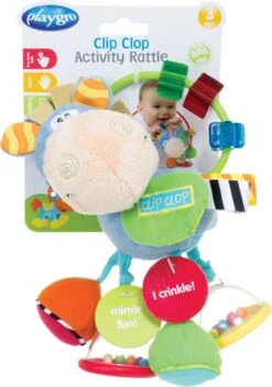 Playgro Clip Clop Rammelaar - Blauw - Activiteitenspeeltje - Kraamkado -Babyproducten Serie Winkel 843x1200