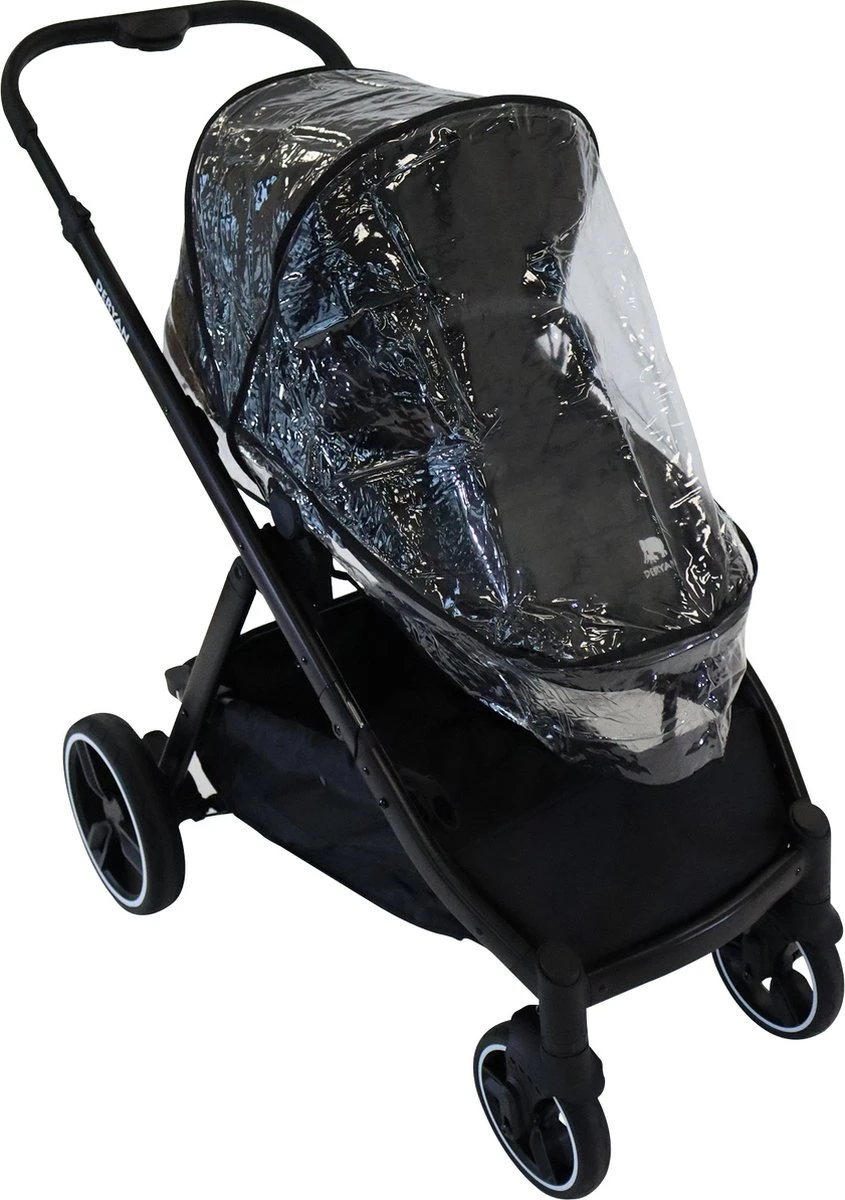 Deryan Evy Buggy Regenhoes - Transparant Regenscherm Voor Kinderwagen - Regenkap 5 Deryan Evy Buggy Regenhoes - Transparant Regenscherm Voor Kinderwagen - Regenkap - Afbeelding 3