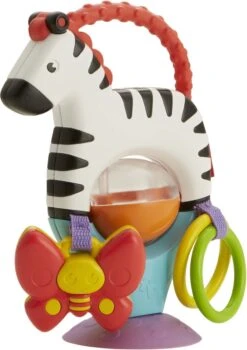 Fisher Price - Activity Zebra - Rammelaar - Speeltje En Bijtring - Grijpspeelgoed -Babyproducten Serie Winkel 846x1200