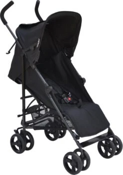 Bebies First Buggy - Plooibuggy - Lichtgewicht - 5 Standen - Comfortabele Rugleuning & Tot 22 Kg - Zwart -Babyproducten Serie Winkel 846x1200 3