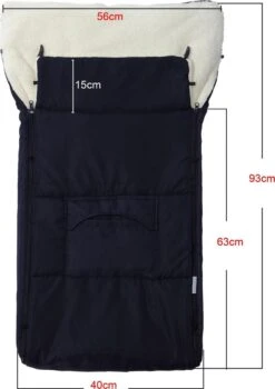 Monzana Voetenzak - Voor Kinderwagen Of Stoeltje - 93x56cm Donkerblauw 30 Monzana Voetenzak - Voor Kinderwagen Of Stoeltje - 93x56cm Donkerblauw -Babyproducten Serie Winkel 847x1200 5