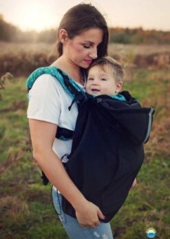 Little Frog Softshell Draag Cover Zwart - Accessoire Draagzak Of Draagdoek -Babyproducten Serie Winkel 851x1200 7