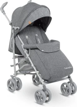 Lionelo Irma - Buggy - Wandelwagen- Lichte 7kg - Tot 15 Kg - Geveerde Wielen - 360° - Tot 5 Jaar - Opbergmand - Verstelbare Handgreep - Snel Inklapsysteem - Compact Formaat -Babyproducten Serie Winkel 861x1200