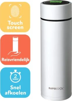 Nûby - RapidCool™ - Maak De Perfecte Flesvoeding Voor Je Baby - Flessenkoeler - Inclusief Melkpoederdispenser En Digitaal Deksel - Wit -Babyproducten Serie Winkel 864x1200 2