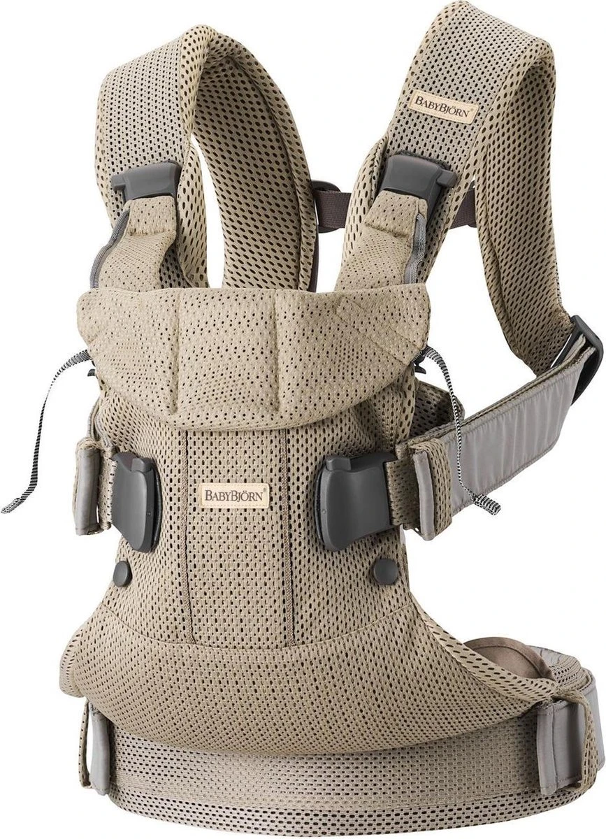 BabyBjörn Draagzak One Air - 3D Mesh - Grijs-beige 13 BabyBjörn Draagzak One Air - 3D Mesh - Grijs-beige - Afbeelding 11