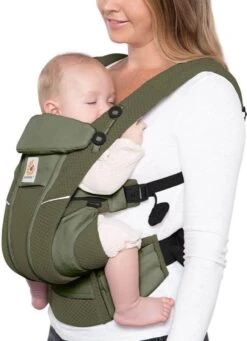 Ergobaby Baby Draagzak Omni Breeze Olive Green - Ergonomische Draagzak Vanaf Geboorte -Babyproducten Serie Winkel 870x1200 4