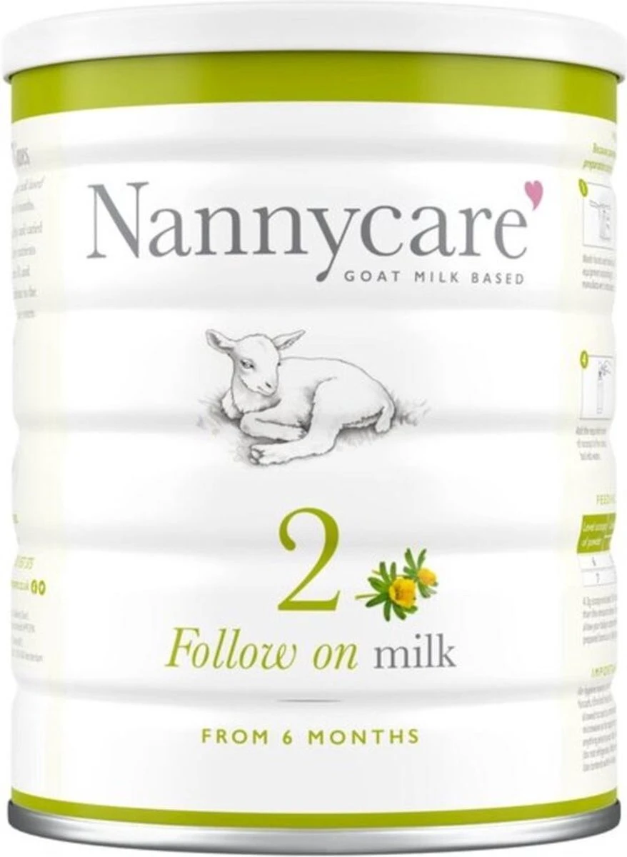 Nannycare Geitenmelk 2 Na 6 Maanden 900 Gr 3 Nannycare Geitenmelk 2 Na 6 Maanden 900 Gr