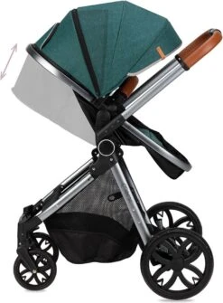 MoMi Kinderwagen - Compacte 2 In 1 Combiwagen - Limuru - Groen (geschikt Van 0-3 Jaar) -Babyproducten Serie Winkel 884x1200 5