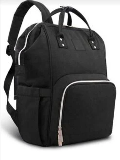 Luiertas Rugzak - Zwart - Inclusief Flessenwarmhouder - Kinderwagenhaken En Isoleervak -Babyproducten Serie Winkel 898x1200 4