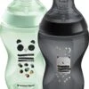 Tommee Tippee Closer To Nature - Zuigflessen - Normale Uitstroomsnelheid - Anti-colic Ventiel - 340 Ml - Verpakking Van 2 Stuks - Groen En Zwart -Babyproducten Serie Winkel 902x1200 2