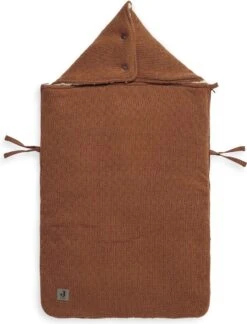 Jollein Voetenzak Voor Autostoel & Kinderwagen - Bliss Knit - Caramel -Babyproducten Serie Winkel 914x1200 2