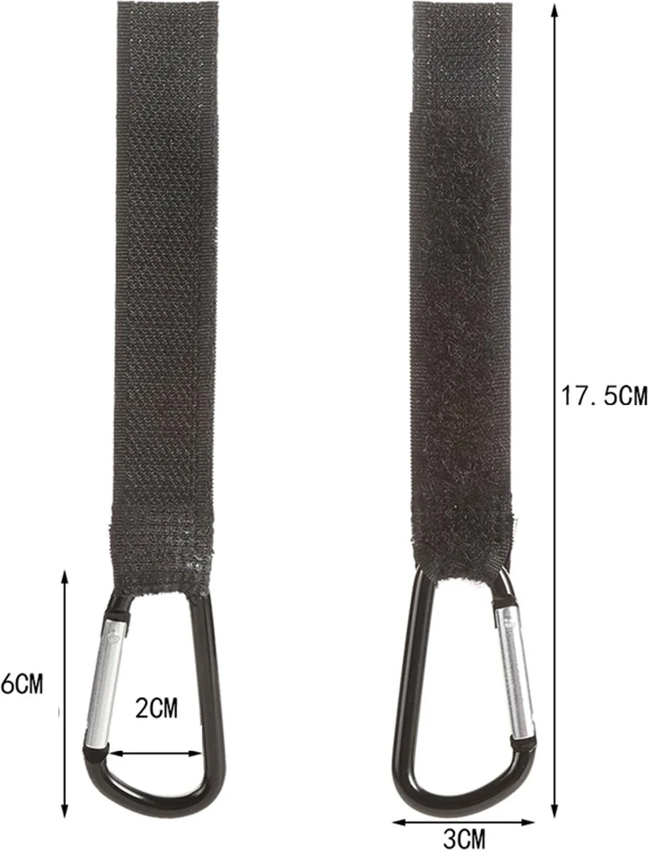 Kinderwagen Haakjes - Buggy Tassen Haakjes - 2 Stuks - Babywagen - Tassen Dragers - Rheme 8 Kinderwagen Haakjes - Buggy Tassen Haakjes - 2 Stuks - Babywagen - Tassen Dragers - Rheme - Afbeelding 6