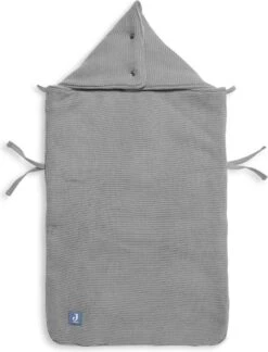 Jollein Voetenzak Voor Autostoel & Kinderwagen - Basic Knit - Stone Grey -Babyproducten Serie Winkel 915x1200 4
