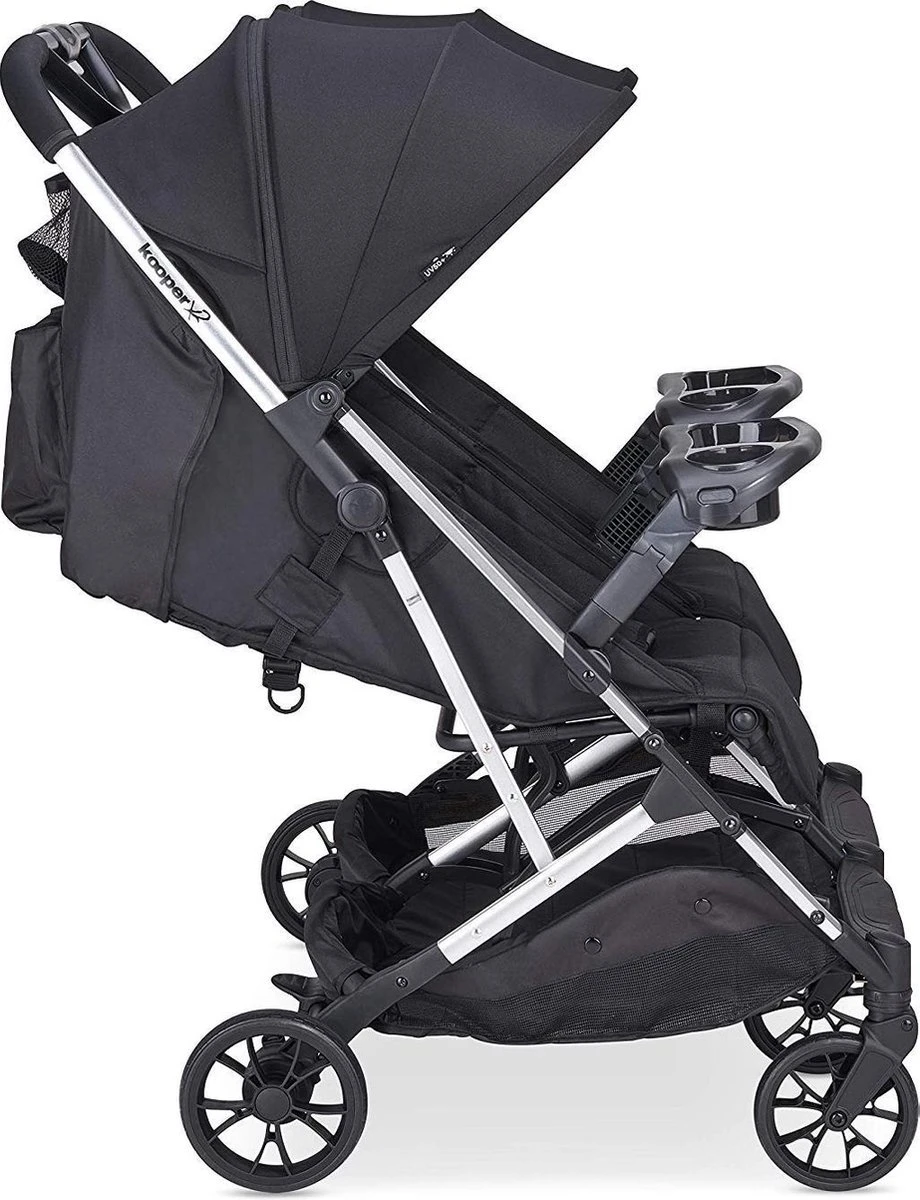 Joovy Kooper X2 Dubbele Buggy - Black - Duo Buggy 5 Joovy Kooper X2 Dubbele Buggy - Black - Duo Buggy - Afbeelding 3