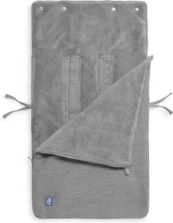 Jollein Voetenzak Voor Autostoel & Kinderwagen - Basic Knit - Stone Grey -Babyproducten Serie Winkel 931x1200 3