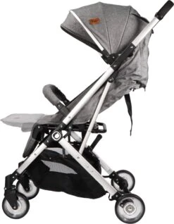 Ding Vivo Wandelwagen - Grijs/Zilver - Inklapbare Buggy - Inclusief Boodschappenmandje En Zonnekap -Babyproducten Serie Winkel 933x1200 2