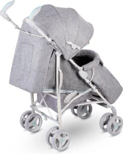 Lionelo Irma - Buggy - Wandelwagen- Lichte 7kg - Tot 15 Kg - Geveerde Wielen - 360° - Tot 5 Jaar - Opbergmand - Verstelbare Handgreep - Snel Inklapsysteem - Compact Formaat -Babyproducten Serie Winkel 956x1200 2