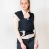 ByKay - Draagdoek - Rekbaar - Black - Maat M - Organic Katoen - Stretchy Wrap Deluxe - 3 Jaar - Buik - Heup -Babyproducten Serie Winkel 960x1200 10