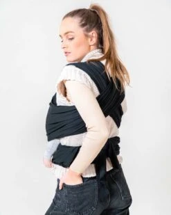 ByKay - Draagdoek - Rekbaar - Black - Maat M - Organic Katoen - Stretchy Wrap Deluxe - 3 Jaar - Buik - Heup -Babyproducten Serie Winkel 960x1200 14