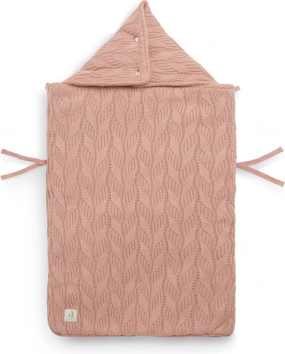 Jollein Voetenzak Voor Autostoel & Kinderwagen - Spring Knit - Rosewood 12 Jollein Voetenzak Voor Autostoel & Kinderwagen - Spring Knit - Rosewood - Afbeelding 10