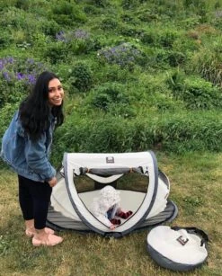 Deryan Peuter Luxe Campingbedje – Inclusief Zelfopblaasbare Matras - Cream -Babyproducten Serie Winkel 967x1200 2