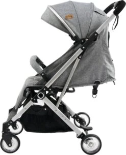 Ding Vivo Wandelwagen - Grijs/Zilver - Inklapbare Buggy - Inclusief Boodschappenmandje En Zonnekap -Babyproducten Serie Winkel 972x1200 3