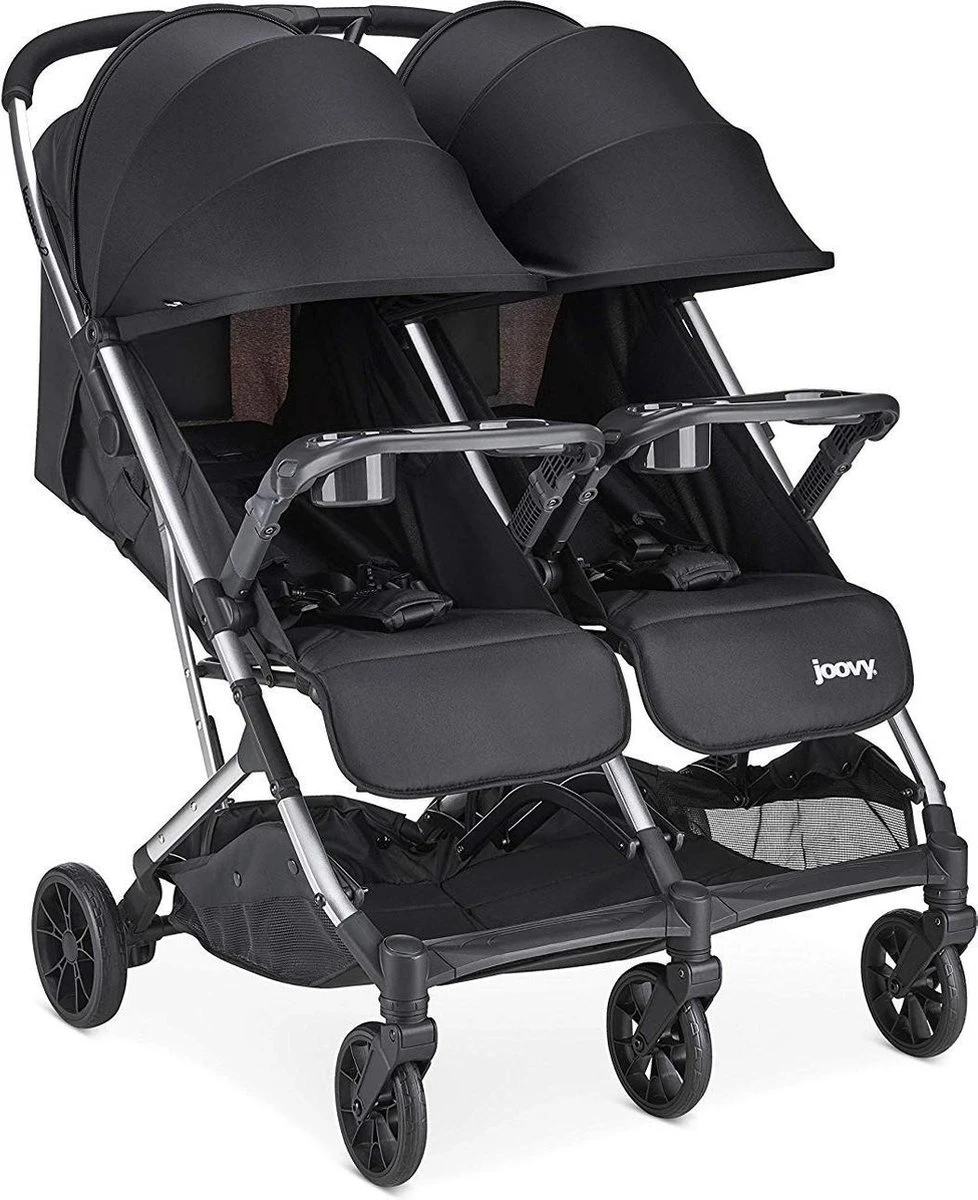 Joovy Kooper X2 Dubbele Buggy - Black - Duo Buggy 3 Joovy Kooper X2 Dubbele Buggy - Black - Duo Buggy