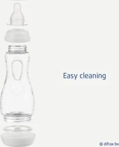 Difrax Handgreep Babyfles 240 Ml Natural - Anti-Colic - Raspberry/|Roze -Babyproducten Serie Winkel 979x1200 4