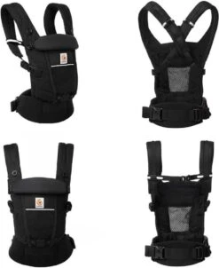 Ergobaby Draagzak Adapt - Soft Flex Mesh - Onyx Black -Babyproducten Serie Winkel 981x1200